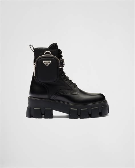 prada fabric boots|prada female boots.